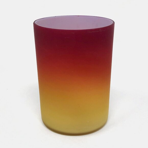 Hobbs Brockunier Wheeling Peachblow Satin Glass Tumbler - Picture 1 of 7